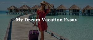 Read more about the article My Dream Vacation Essay